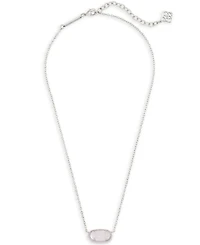 Kendra Scott Elisa Imitation Pearl Silver-Tone Pendant Necklace