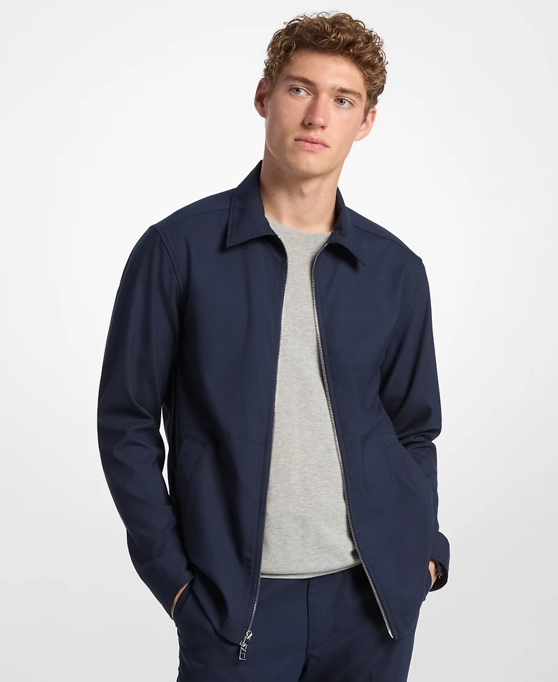 Michael Kors Men's Stretch Zip Shirt Jacket