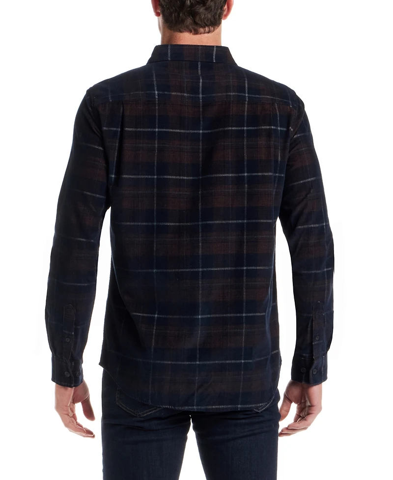 Weatherproof Vintage Men's Plaid Long Sleeve Shirt