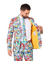 OppoSuits Men's Suit - Official SpongeBob Nickelodeon Clothing Multicolor