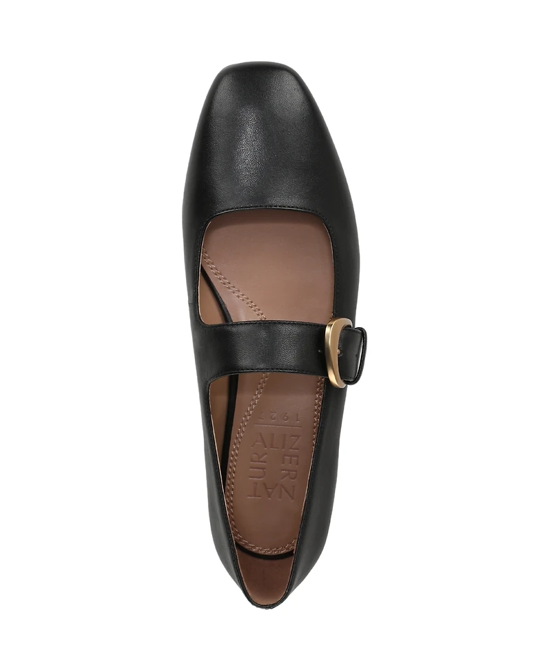 Naturalizer Women's Cosmic Square Toe Mary Jane Ballet Flats