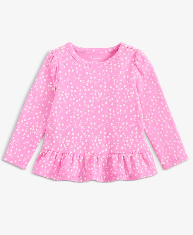 First Impressions Baby Girls Mini Hearts Top, Macy's Exclusive