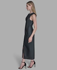 Bcbg Women's Rhinestone Applique Sleeveless Dress