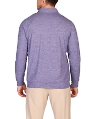 Tailorbyrd Men's Brushed Melange Super Soft Quarter Zip
