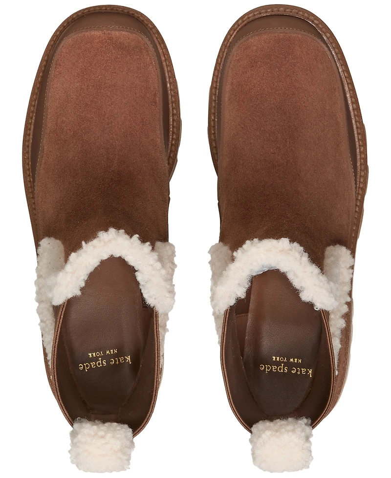 kate spade new york Women's Shearling Chelsea Boots