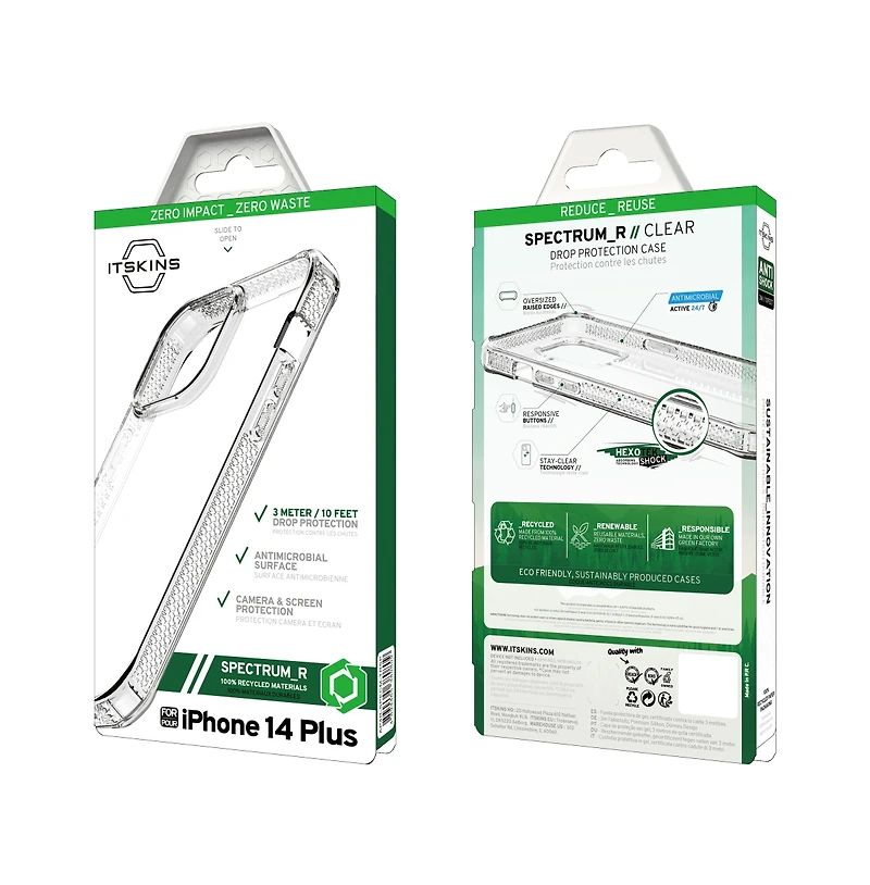 ITSkins Spectrum_R Clear Case for Apple iPhone 14 Plus