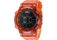 Invicta Men's Invicta Racing Digital Gmt/Alarm Black Dial Watch