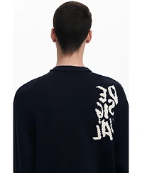 Desigual Men's Mickey Mouse knit sweater