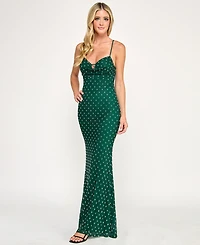 Seni and Cade Juniors' Cowl Back Dress