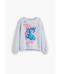 Desigual Girls's Stitch glitter sweatshirt