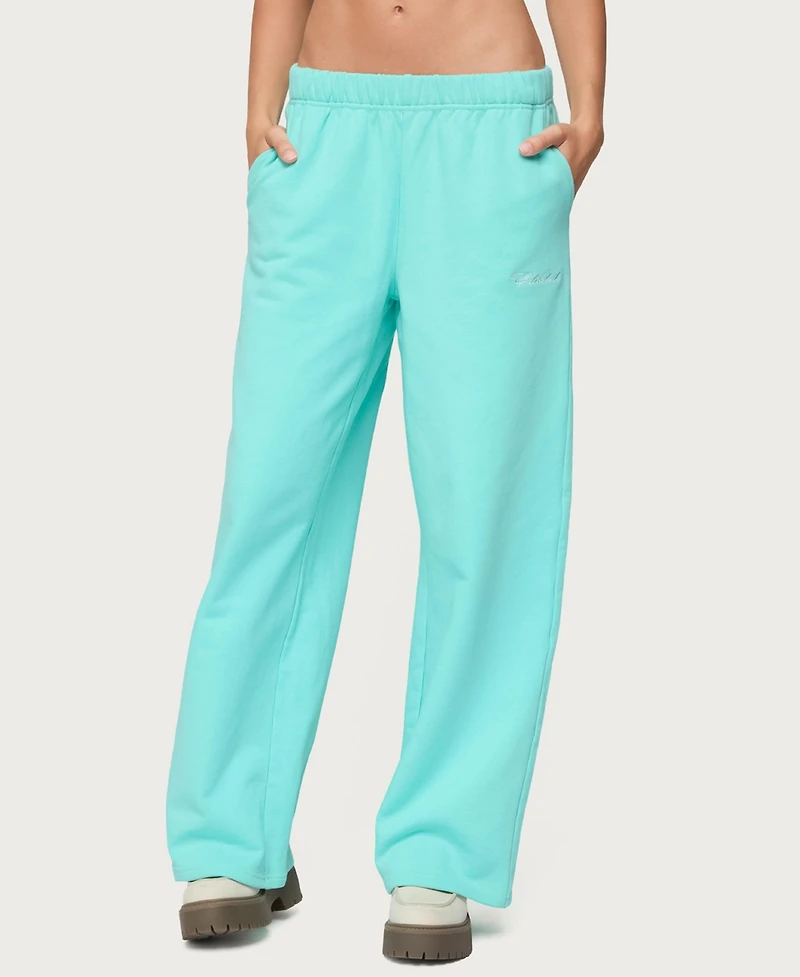 Edikted Women's Only Straight Leg Sweatpants