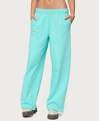 Edikted Women's Only Straight Leg Sweatpants