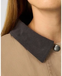 Cable & Gauge Women's Relaxed Cropped Barn Jacket