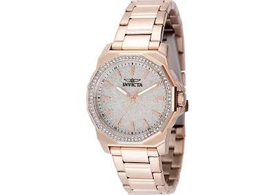 Invicta Women's Speedway Quartz 3 Hand Silver Dial Watch