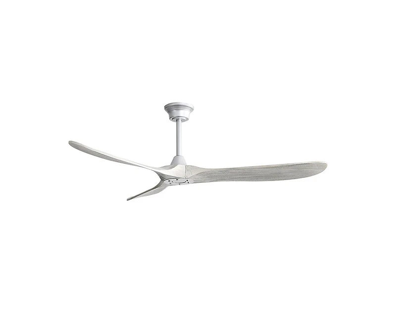 60-inch Modern Golden 3-Blade Ceiling Fans with Intelligent Remote Control and Timing Function
