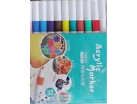 Htutwoo 80 Colors Acrylic Paint Marker Pens, Long Lasting Bright Colors for Diy Crafts Fine Strokes for Greeting Cards Stone Glass Wood Ceramics