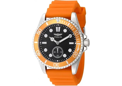 Invicta Men's 49337 Pro Diver Quartz 2 Hand Black Dial Watch