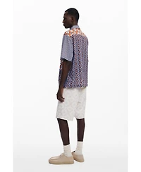 Desigual Men's Short-sleeve shirt with suns