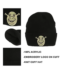 Shrek Men's Embroidery Acrylic Knit Standard Cuff Beanie