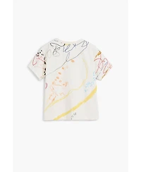 Desigual Boys's Short sleeve brushstroke T-shirt