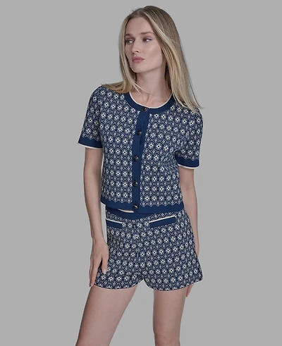 Bcbg Women's 2-Piece Printed T-Shirt and Shorts Set