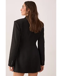 Nasty Gal Women's Shoulder Pad Blazer Dress