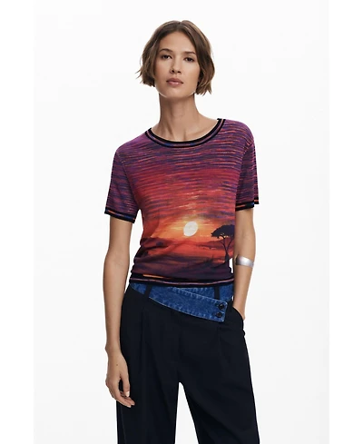 Desigual Women's Sunset knit T-shirt
