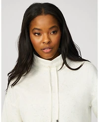 Cable & Gauge Women's Soft Brushed Funnel Neck Top Straight Leg Pant