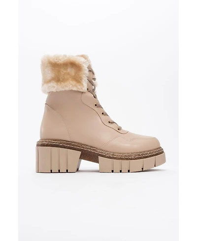 Prologue Shoes Faith Fur Chunky Boot (Women)