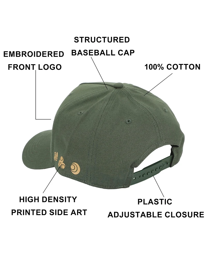The Legend of Zelda Men's Legend Of Zelda Hyrule Crest Embroidery Poly Wool B104 Baseball Cap Snapback