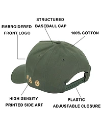 The Legend of Zelda Men's Legend Of Zelda Hyrule Crest Embroidery Poly Wool B104 Baseball Cap Snapback