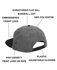 Godzilla Men's Embroidery Cotton Twill B15 Snap Back Snapback