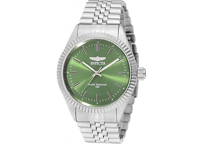 Invicta Men's 49313 Specialty Quartz 3 Hand Green Dial Watch
