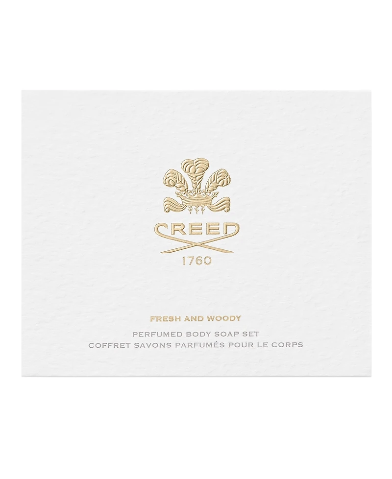 Creed Men's 3-Pc. Fresh and Woody Perfumed Soap Gift Set