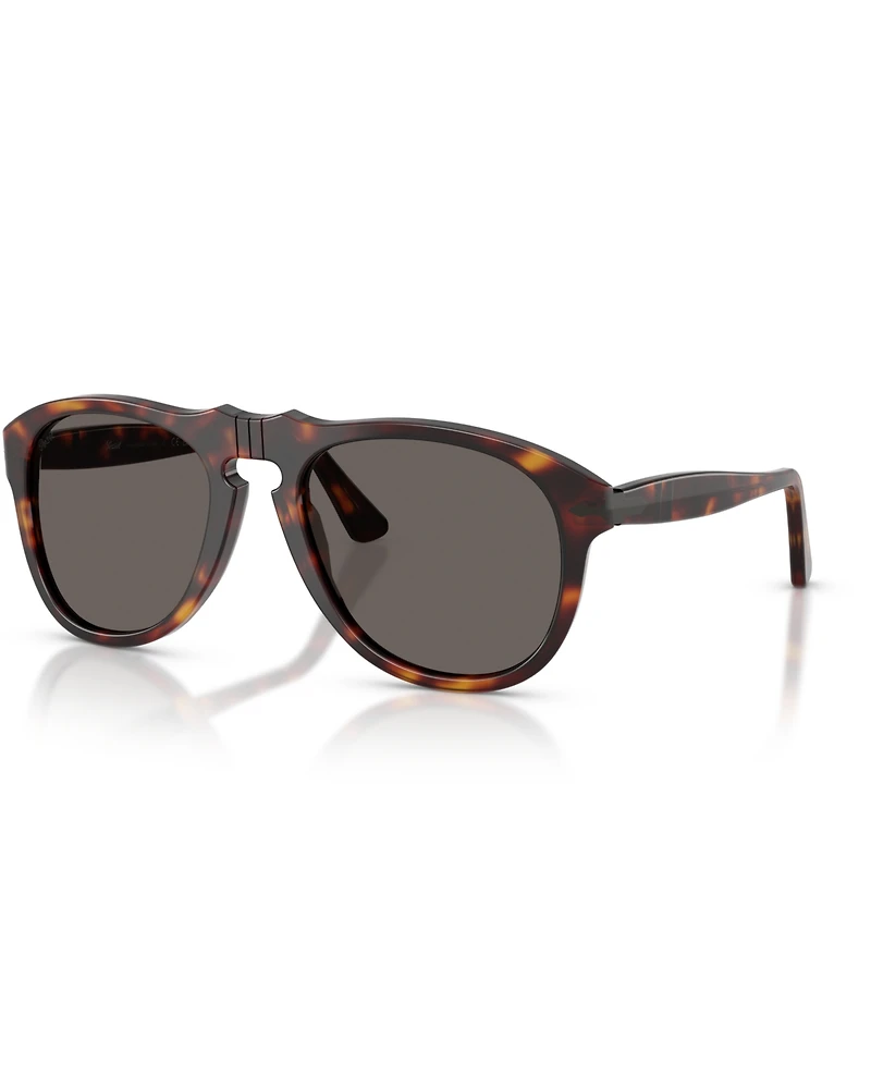Persol Unisex Pilot Sunglasses, PO0649NE