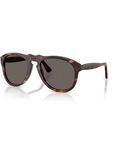 Persol Unisex Pilot Sunglasses, PO0649NE
