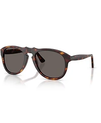 Persol Unisex Pilot Sunglasses, PO0649NE