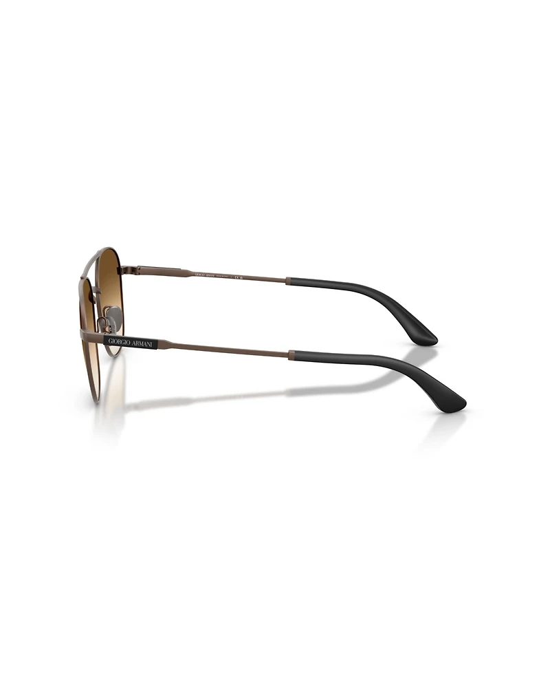 Giorgio Armani Men's Rectangle Sunglasses, AR6178