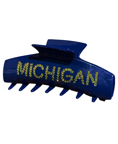 Emerson Street Clothing Co. Navy Michigan Wolverines Rhinestone Claw Hair Clip