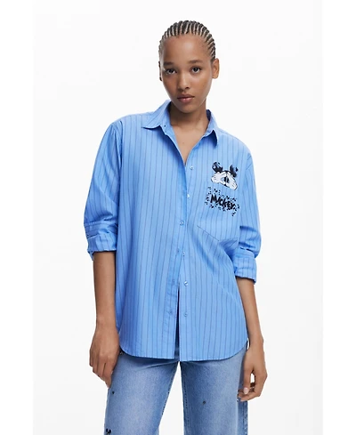 Desigual Women's Mickey striped shirt
