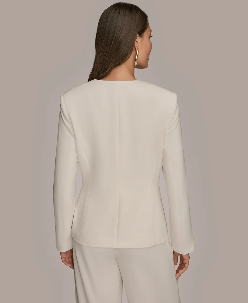 Donna Karan New York Women's Long Sleeve Asymmetrical Blazer