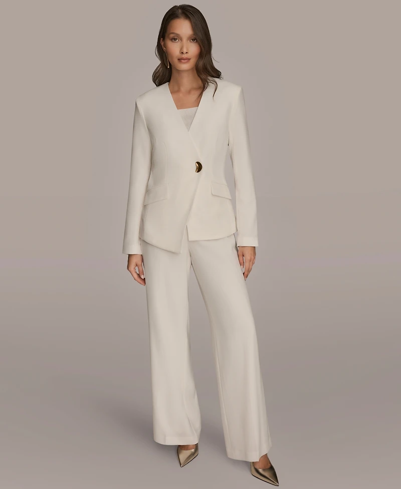 Donna Karan New York Women's Long Sleeve Asymmetrical Blazer