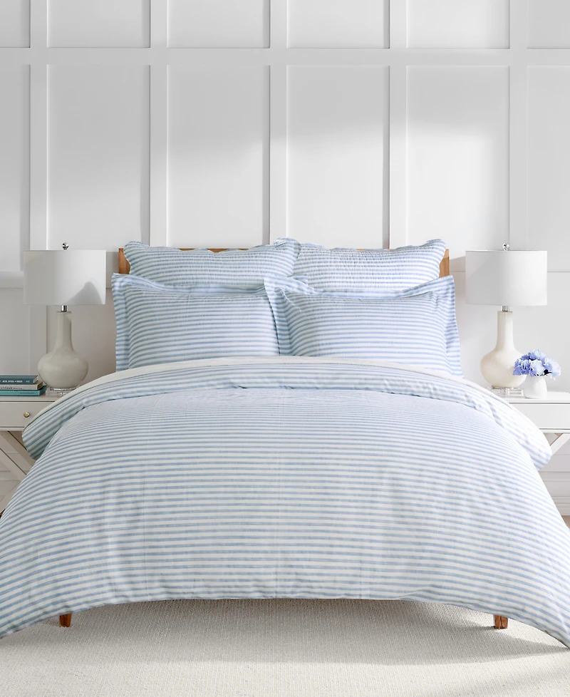 Levtex Home Martha Stripe Reversible -Pc. Duvet Cover Set