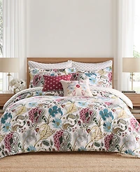 Levtex Angelica Reversible 3-Pc. Duvet Cover Set, Full/Queen
