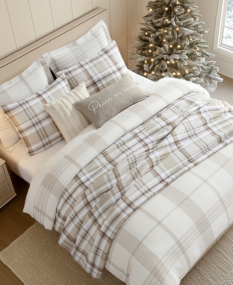Levtex Home Waffle Plaid 2-Pc. Comforter Set, Twin