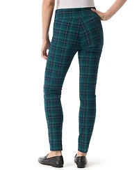 Women's Tummy-Control Printed Pull-On Slim Trousers