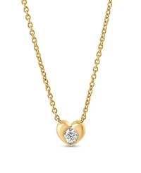 Macy's Diamond Pendant Necklace (1/4 ct. t.w.) in 14K Yellow Gold