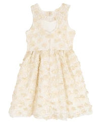 Rare Editions Girls 7-16 Soutache Illusion Bodice Dress
