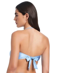 Red Carter Pearls Of Wisdom O-Ring Bandeau Top