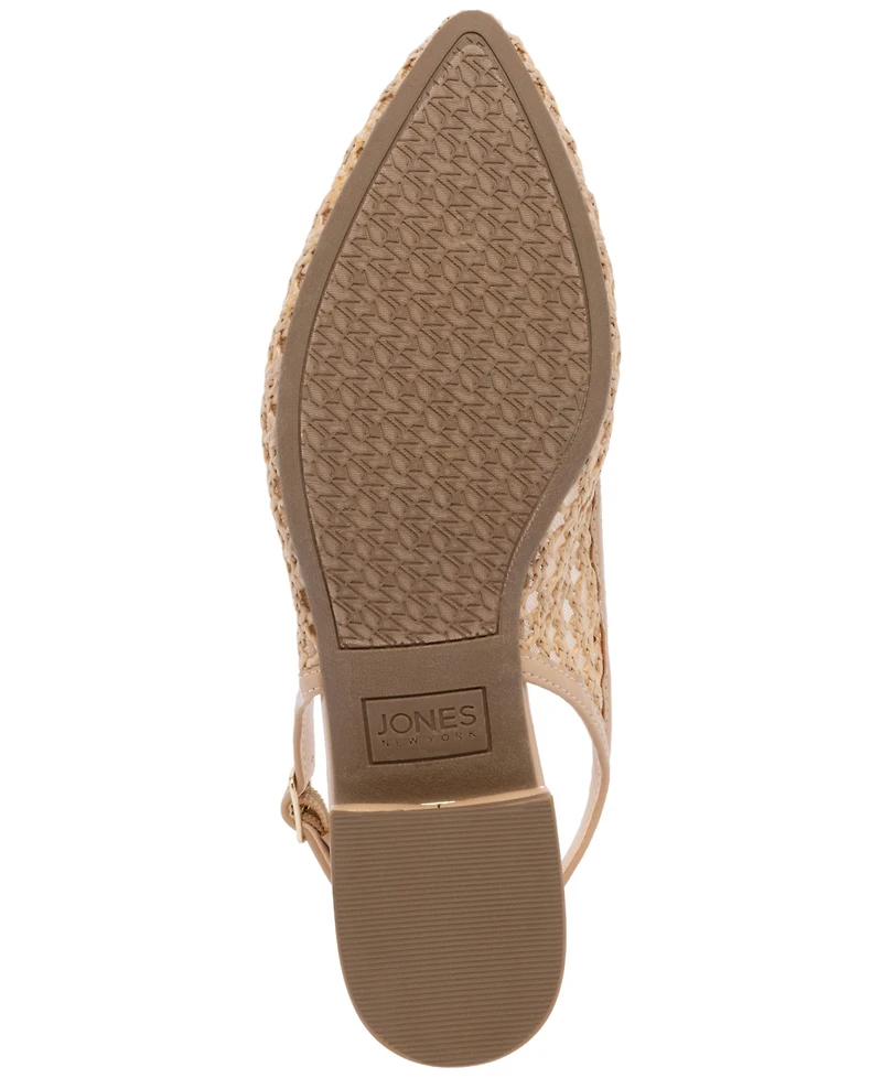 Jones New York Women's Quilsy Slingback Dress Flats